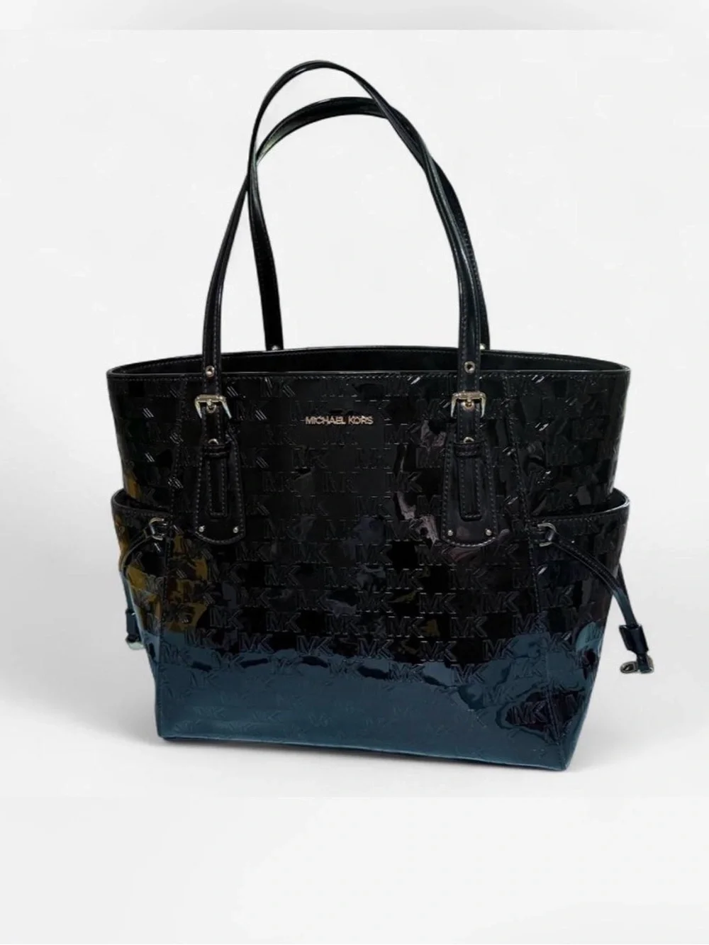 Michael Kors Black Patent Leather Tote